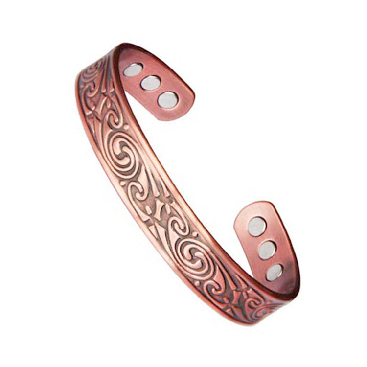 Copper Bracelet Magnetic Bracelet Opening Bracelet Tree Of Life Bracelet Alloy