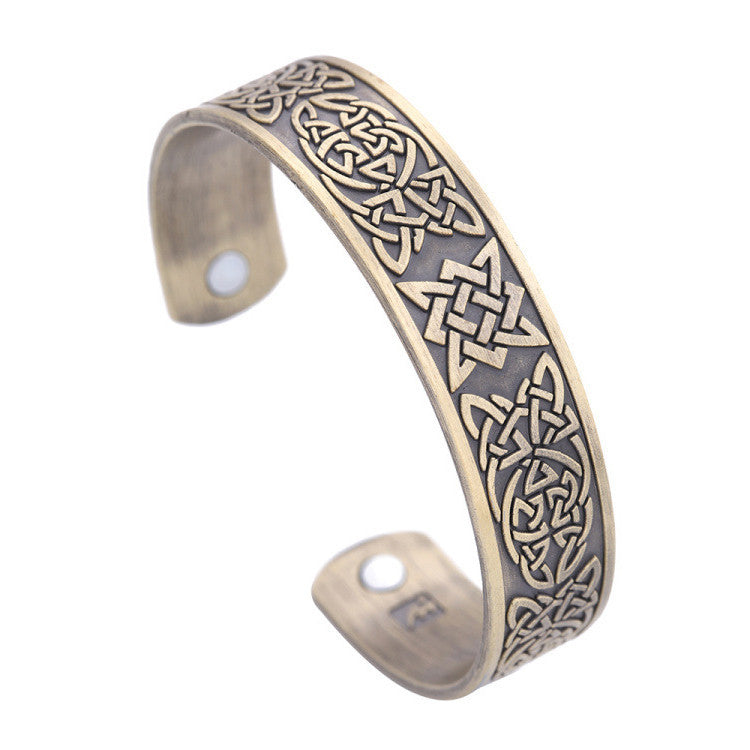 Copper Bracelet Magnetic Bracelet Opening Bracelet Tree Of Life Bracelet Alloy