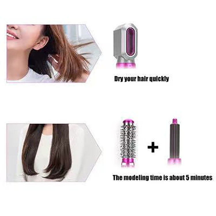 Hot Air Comb Hair Dryer Multi-functional Styling Comb Straight Curly Hair Dual-purpose