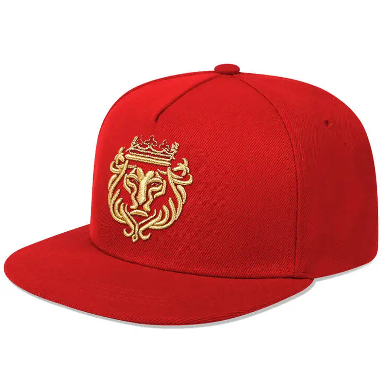 New Men Women Lion Embroidered Baseball Cap Summer Outdoor Sun Hat Hip Hop Adjustable Trucker Caps Cotton Snapback Hats Sun Hats